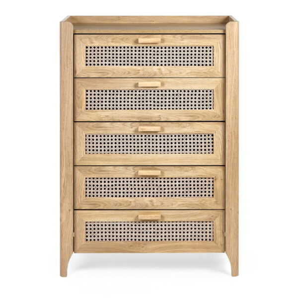 Sydney 5 Drawer Chest - Oak