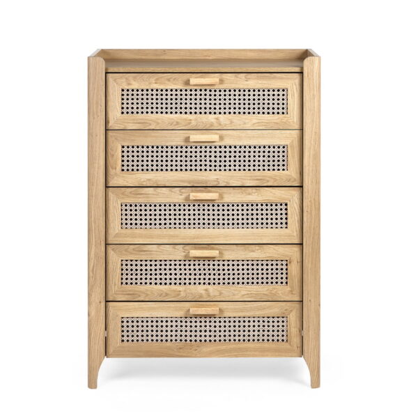 Sydney 5 Drawer Chest - Black Ash