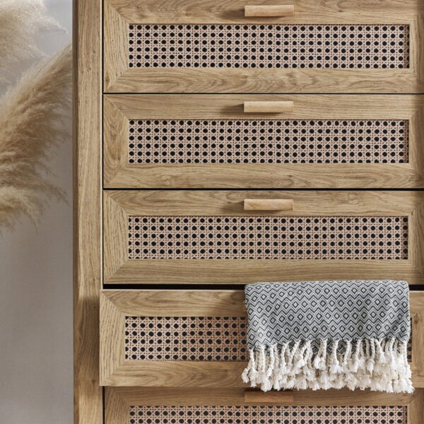 Sydney 5 Drawer Chest - Black Ash