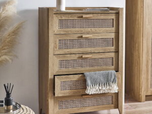 Sydney 5 Drawer Chest - Oak