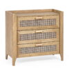 Sydney 3 Drawer Chest - Black Ash