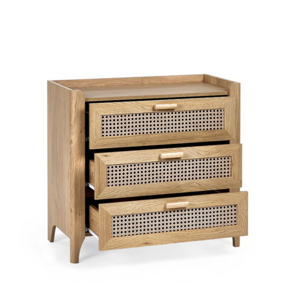 Sydney 3 Drawer Chest - Black Ash