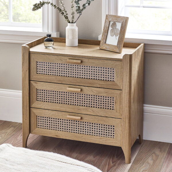 SYD003-Sydney-Rattan-Effect-3-Drawer-Chest-Roomset-1_1200x1200-2.jpg Sydney 3 Drawer Chest - Oak