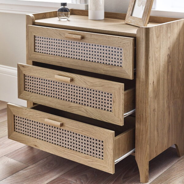 Sydney 3 Drawer Chest - Black Ash