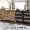 Sydney 6 Drawer Wide Chest - Oak