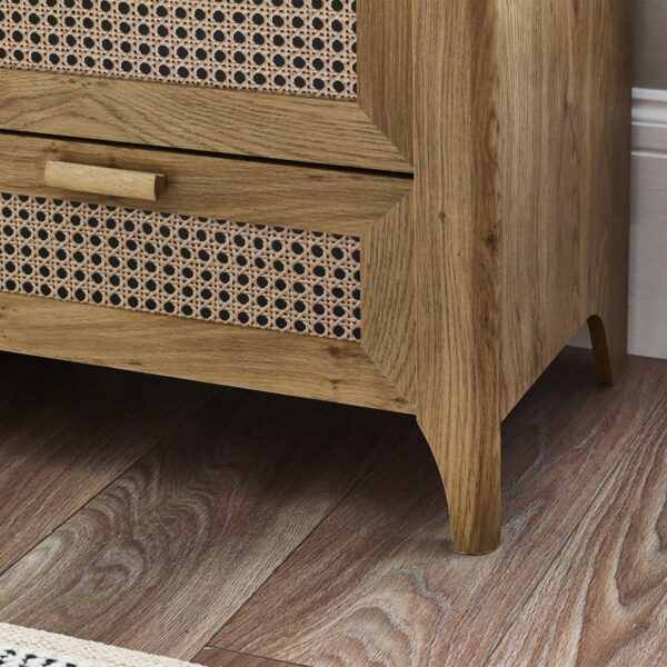 Sydney 6 Drawer Wide Chest - Black Ash