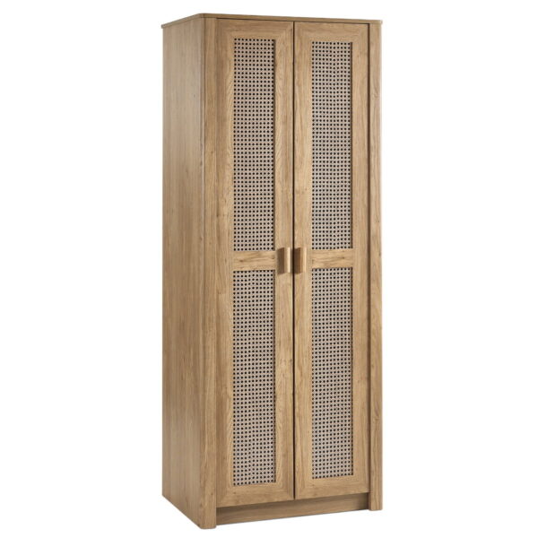 SYD005-Sydney-Rattan-Effect-2-Door-Wardrobe-Cutout-1_1200x1200-2.jpg Sydney 2 Door Wardrobe - Oak