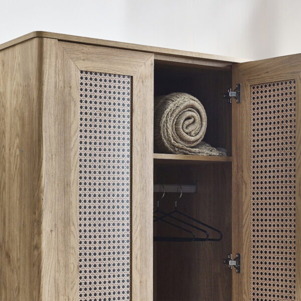 Sydney 2 Door Wardrobe - Black Ash