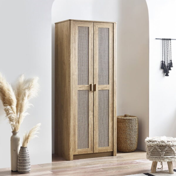 Sydney 2 Door Wardrobe - Black Ash