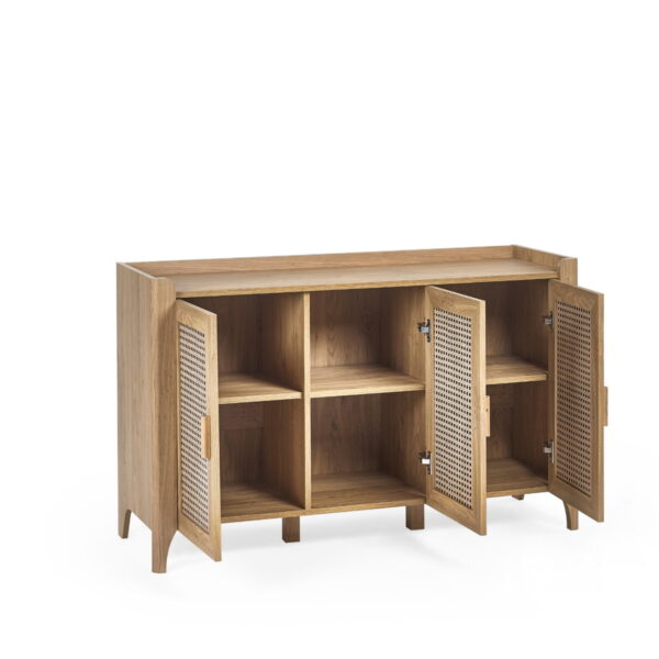 Sydney 3 Door Sideboard - Rattan Effect
