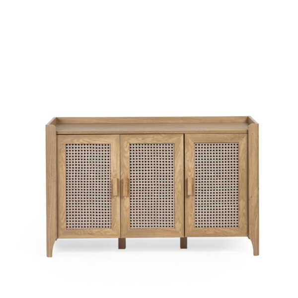 Sydney 3 Door Sideboard - Rattan Effect