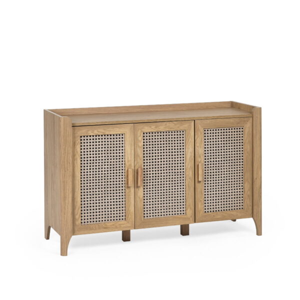 Sydney 3 Door Sideboard - Rattan Effect