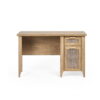 Sydney Desk - Rattan Effect