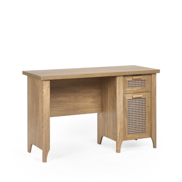 Sydney Desk - Rattan Effect