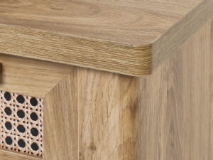 Sydney Desk - Rattan Effect
