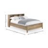 Sydney Bed - Oak Effect