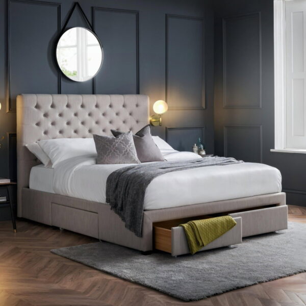 Wilton Deep Button 4 Drawer Bed - 180cm