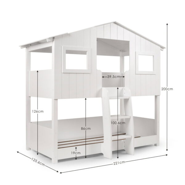 Willow Treehouse Bunk - White