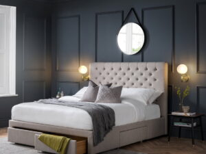 Wilton-Bed-with-Findlay-Lamp-Table-Open-Drawers-Roomset_1200x1200-5.jpg Wilton Deep Button 4 Drawer Bed - 180cm