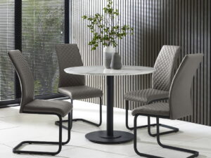 Set of 4 Xavier Cantilever Dining Chairs