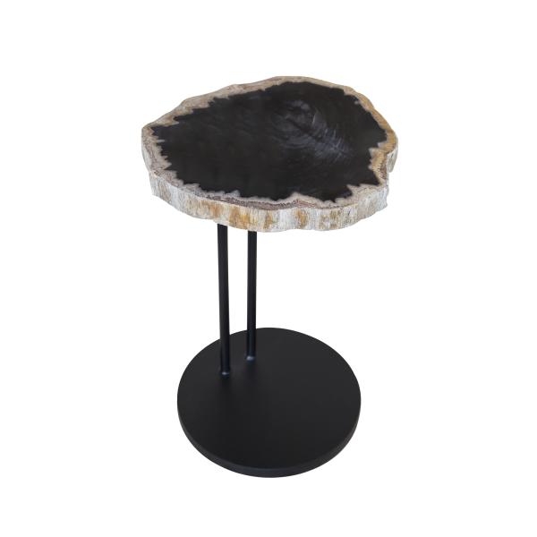 60cm Petrified Wood Staccato Table