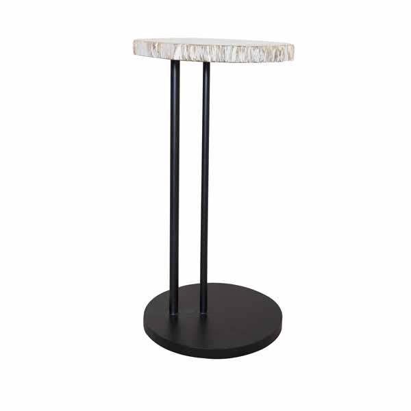 50cm Petrified Wood Staccato Table