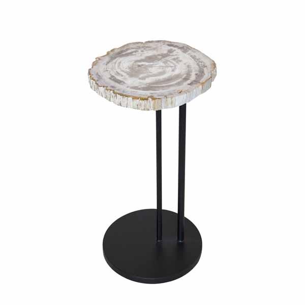 50cm Petrified Wood Staccato Table