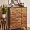 page_3186.jpg RE-Engineered 18 Drawer Apothecary Chest