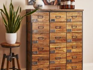 page_3186.jpg RE-Engineered 18 Drawer Apothecary Chest