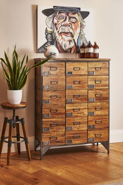 page_3186.jpg RE-Engineered 18 Drawer Apothecary Chest