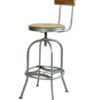 RE-Engineered Bar Stool with Back Rest