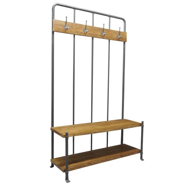 RE-Engineered Hall Bench / Coat rack