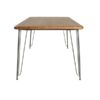 Retro Hairpin Dining Table Plain Top