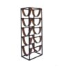 page_3368.jpg Tall leather sling Wine Rack - 5 bottle