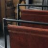 Leather sling Magazine Rack