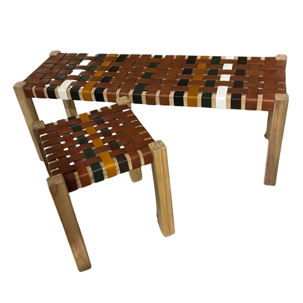 Gladstone Striped Bench