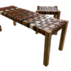 Gladstone Striped Bench