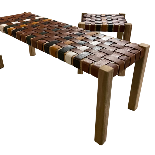 Gladstone Striped Bench