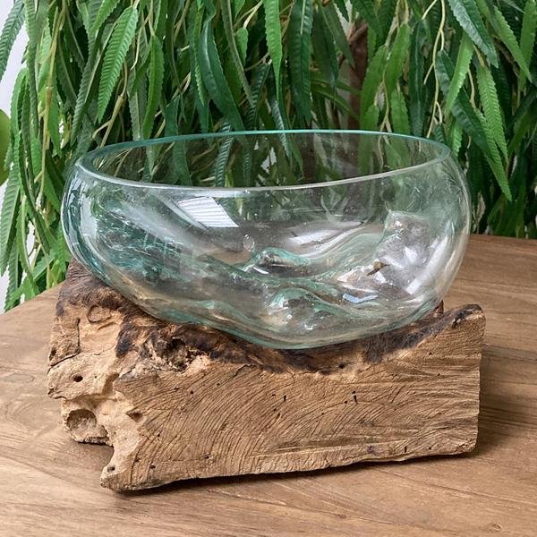 Blown Glass Fruit Bowl