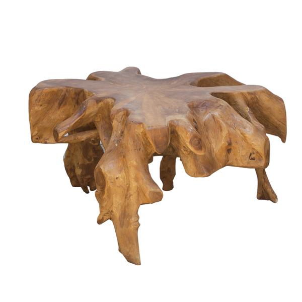 Natural Teak Root Coffee Table