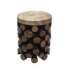 Natural Teak Branch Pineapple Stool
