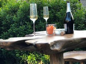 Chunky Teak Root Bar Table