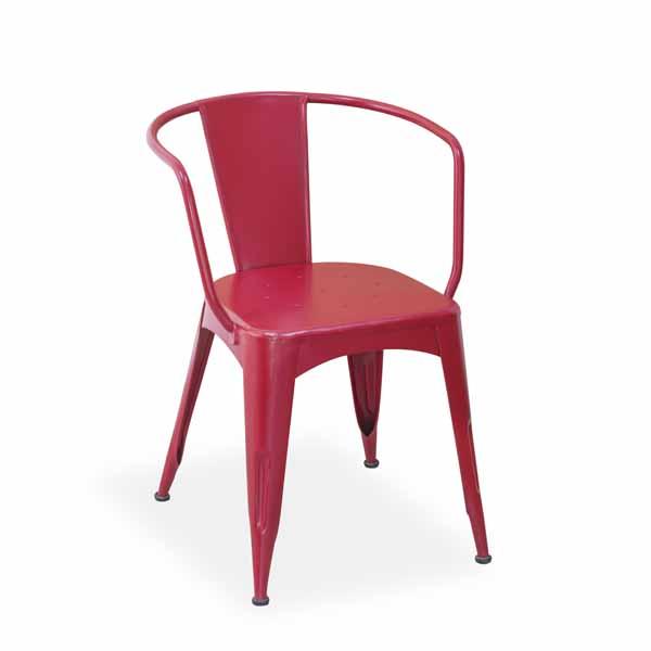 RE-engineered Navy Chair Industrial Red