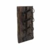Wall Mounted 4 Bottle Wine Rack - Blackwash