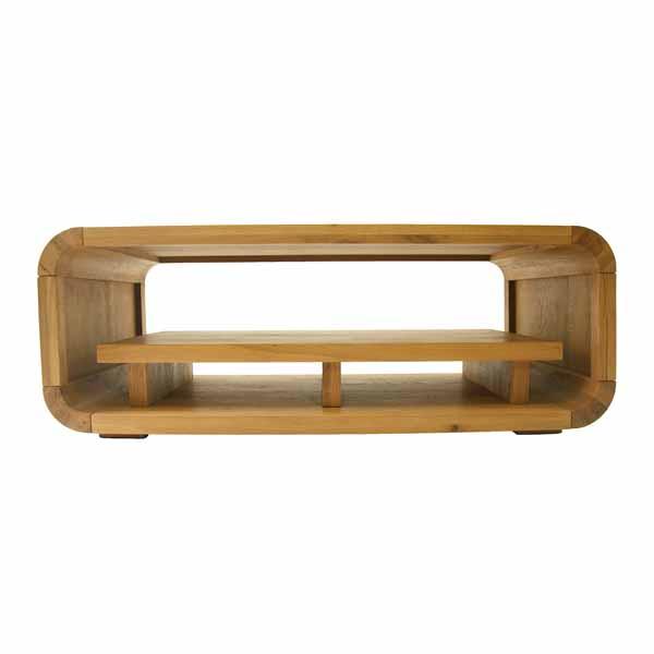 Lounge Oak Living Coffee Table With Shelf