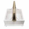 Cottonwood Square Trunk Coffee Table 80 x 80 Antique White