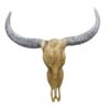 Vegan Hunting Trophy - Bull Head - Grey Horns