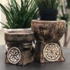 Set of 2 Cathedral Candle Bowls