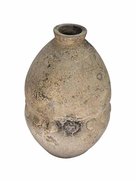 Large Buttoned Pot - Sand