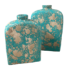 Box Vase Set of 2 - Antique Blue - 2 Sets